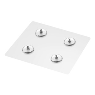 丰坤电脑显示器支架无孔配件免打孔螺丝背贴片vesa孔距无痕背胶贴