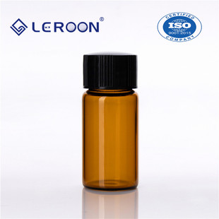 60ml毫升螺纹口透明棕色玻璃样