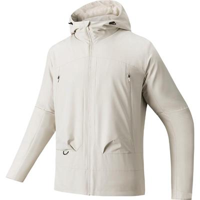 安踏男防泼水梭织连帽外套