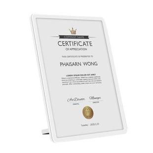 速销宝A4荣誉证书奖状证书展示框外壳高档聘书定制优秀员工结业证书专利授权书相框摆台打印捐赠收藏证书挂墙