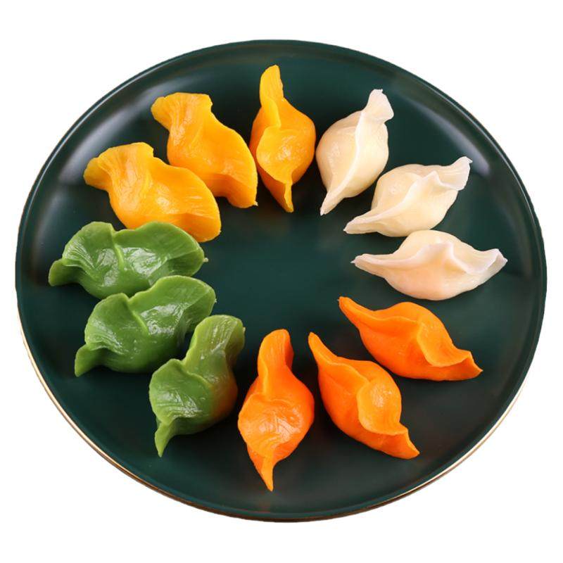 菡艺模玩仿真水饺美食物拍摄道具