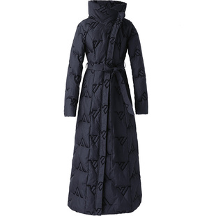 黑色超长款羽绒服女2025冬装新款巨好看显瘦白鸭绒外套过膝到脚踝