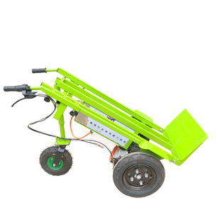 电动搬运车电动老虎车工地用三轮平板车拉砖水泥载重王上料手推车