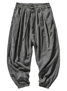 长裤阔腿裤中式休闲裤