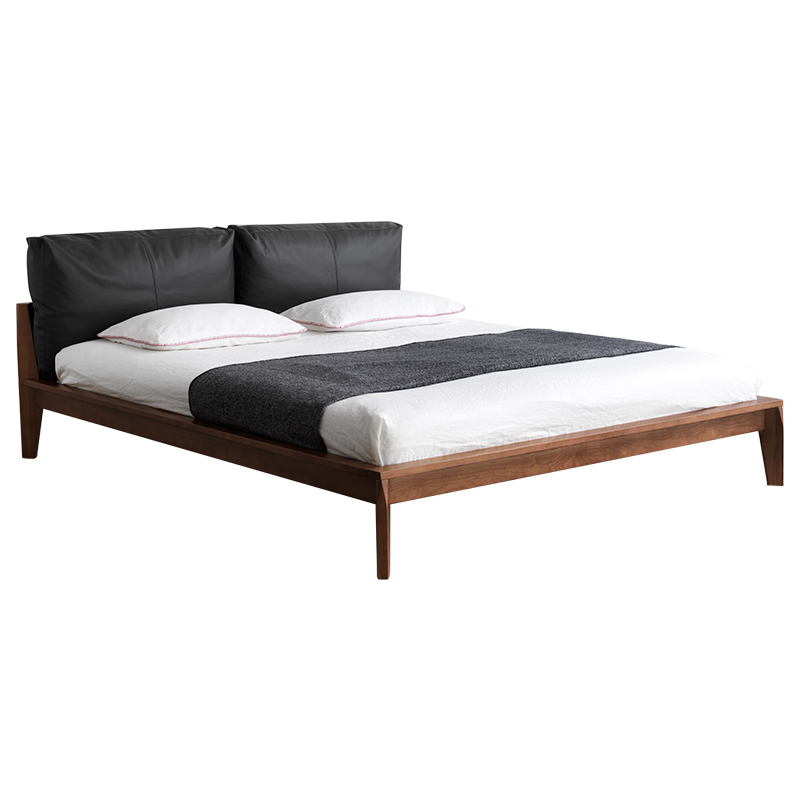 北欧主卧室1.5 m1.8米双人实木床怎么样？用后一周发现软肋