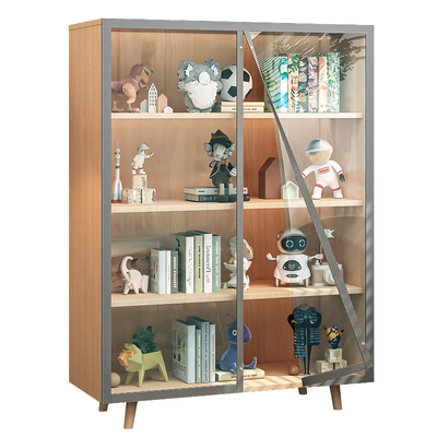 开放式无门pvc柜帘魔术贴磁吸