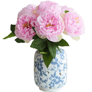 南十字星 芍药仿真花高级感逼真摆件客厅插花餐桌花高档假花花束