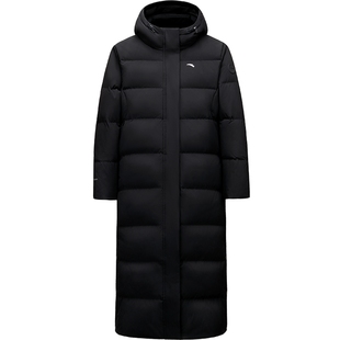 安踏六度芯羽绒服丨长款大白鹅绒四防运动外套女冬季防风保暖棉服