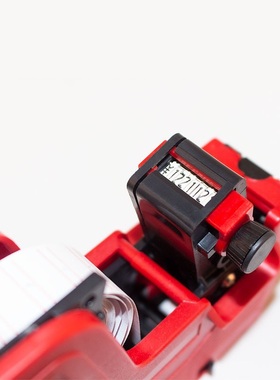 厂家直售MX5500标价机机打价可调手动位8单排手持标签价格打码机