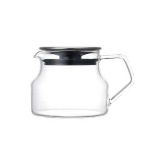 日本进口KINTO CAST茶壶茶具 耐热玻璃咖啡分享壶 带过滤网花茶壶