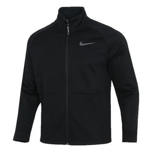 Nike耐克夹克男秋冬新款加绒保暖黑色立领跑步运动外套DM5941-010