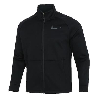 Nike耐克夹克男秋冬新款加绒保暖黑色立领跑步运动外套DM5941-010