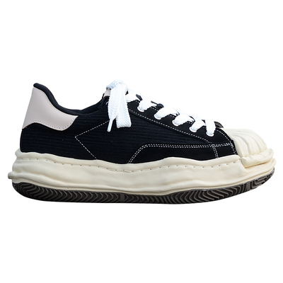 贝壳头溶解鞋余文乐灯芯绒老爹鞋