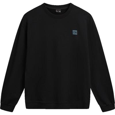 李宁情侣毛圈无帽卫衣