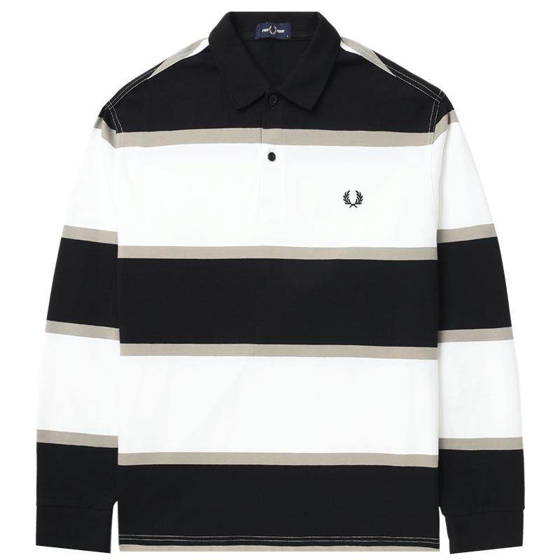 休闲长袖POLO衫FREDPERRY