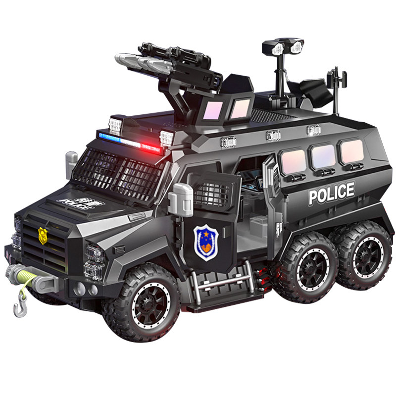 儿童大号特警车玩具车男孩生日礼物2026新款小汽车装甲车模型益智