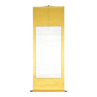 宣纸空白画轴精裱竖轴四尺全绫中堂生宣挂轴书法书画卷轴定制批发