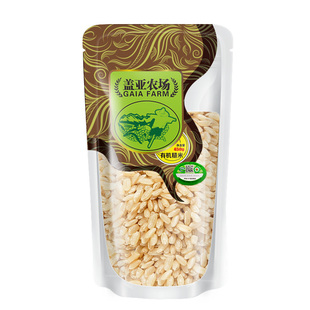 东北有机糙米450g健身主食低脂饱腹粗粮代餐五谷杂粮米饭健康盖亚