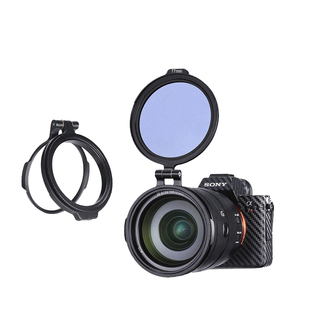 UURIG优瑞格相机快速切换滤镜翻转支架微单反摄影镜头配件49/58/67/72/77/82相机镜头滤镜ND减光镜转接环螺口