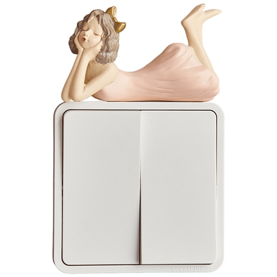 美一处角落开关贴装饰