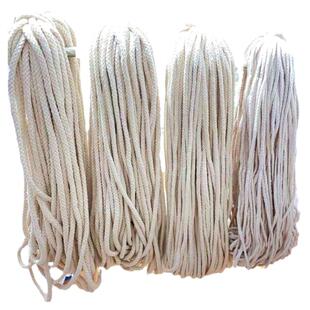 5-10MM本白空心棉绳手工DIY编织棉绳抽绳裤绳棉线绳子束口绳帽绳