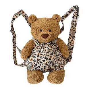 巴塞罗熊巴猪Bunny兔看世界系列背带裤双肩背带裤可背出街可爱