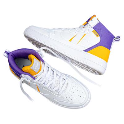 特步高帮运动鞋潮秋冬鞋