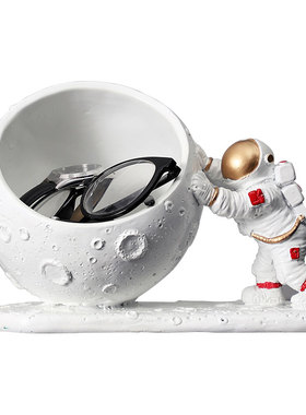 宇航员玄关宇航员收纳太空人摆件