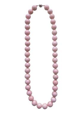 天然七宝海洋宝石粉贝锁骨项链