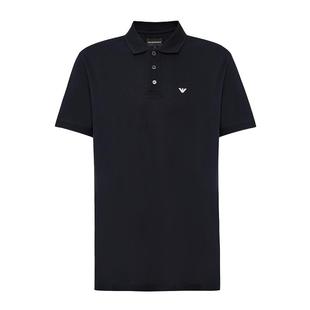 【自营】EMPORIO ARMANI/阿玛尼休闲印花套头纯棉短袖POLO衫男款