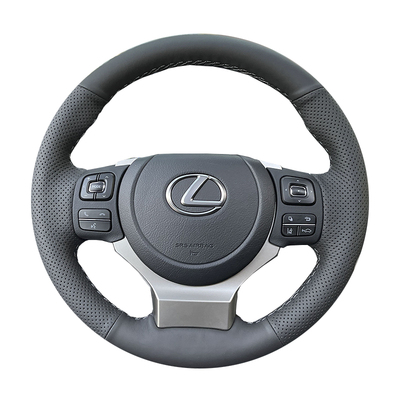 适用于雷克萨斯NX300 ES250 RX IS200 GS CT手缝真皮方向盘套全包