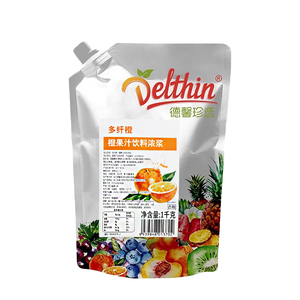 德馨珍选多纤橙果汁浓浆果粒浓缩