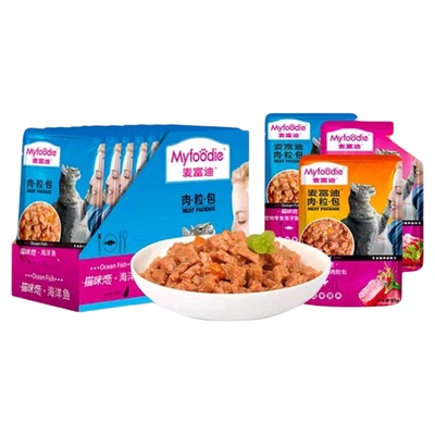 麦富迪猫咪零食增肥猫罐头湿粮包
