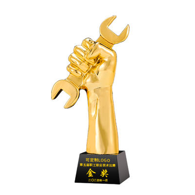 能工巧匠工匠精神鲁班奖奖杯定制