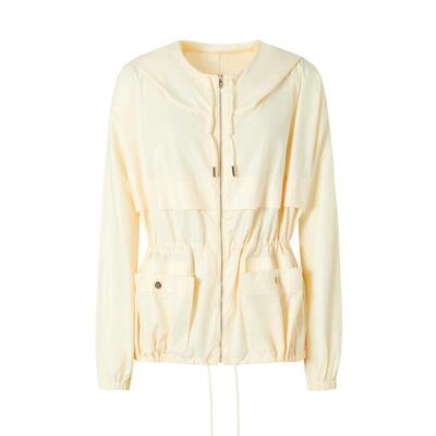 IMM尹默女装连帽立体口袋可收腰运动感外套春季商场同款