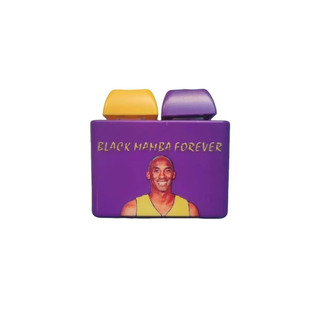 科比语录按键钥匙扣KB曼巴精神音盒牢大篮球经典发声挂件按压发光