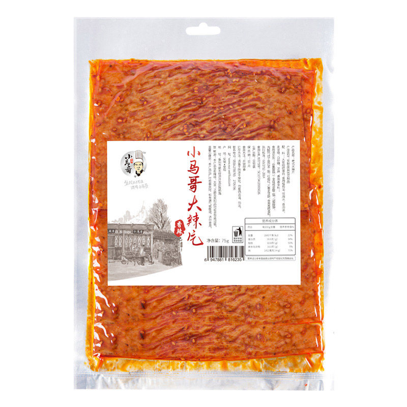 小马哥大辣片儿时经典童年辣片老式麻辣豆皮辣条小零食网红爆款