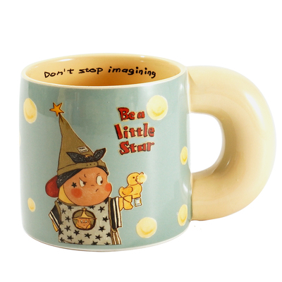 星星人联名情侣马克杯