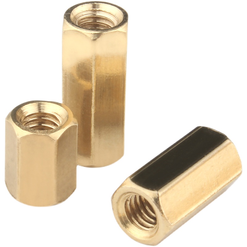 铜柱M3M4M5M6双通六角铜螺柱隔离柱螺母柱机箱主板电脑线路板螺柱