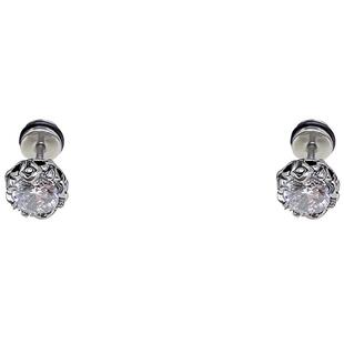 美式复古耳钉男款高级感冷淡风小众独特个性痞帅潮流银色轻奢耳饰