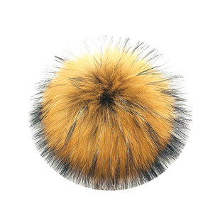 真毛超大貉子狐狸毛球帽子配件diy皮草毛绒球围巾服饰帽顶装饰品