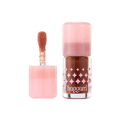 haggard唇釉小胖墩护唇蜜透明叠涂玻璃唇H02嫩粉色镜面水光裸色女