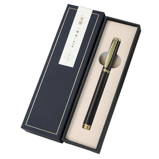 刻字定制木质签字笔商务高档办公礼盒金属木杆中性笔宝珠笔黑色水笔圆珠笔创意私人订制学生送老外企业伴手礼