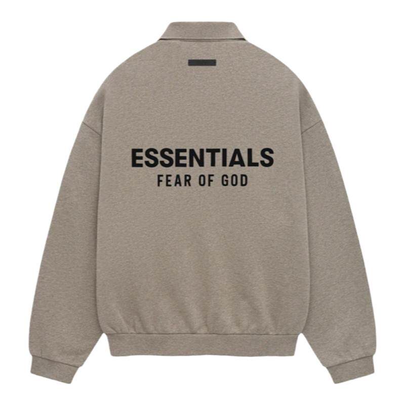 FOG Essentials 24FALL HOLIDAY 撞色大LOGO烫标长袖POLO衫卫衣