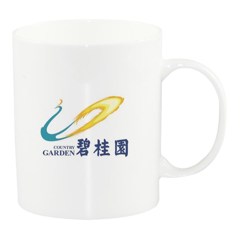 骨瓷马克杯定制印LOGO印二维码文字印照片企业公司宣传广告杯订做