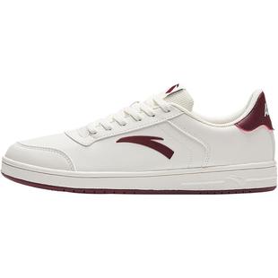 安踏女鞋板鞋小白鞋女款2025新款冬季官方正品女士新年红色运动鞋