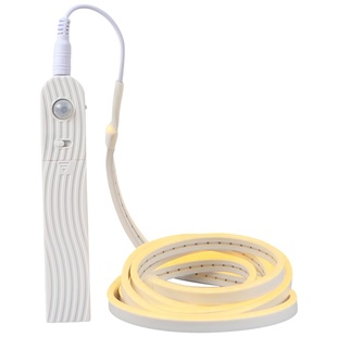 充电感应灯带免布线自粘无线人体氛围灯条免接线床底窗帘盒电池款