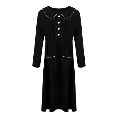 2023年撞色甜美绮娑大码连衣裙