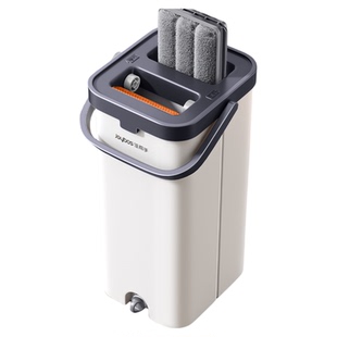 佳帮手带桶平板拖把家用一拖净干湿两用2025新款加厚拖布拖地神器