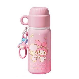 库洛米儿童保温杯女生2025新款高颜值水杯初中生上学专用吸管杯子